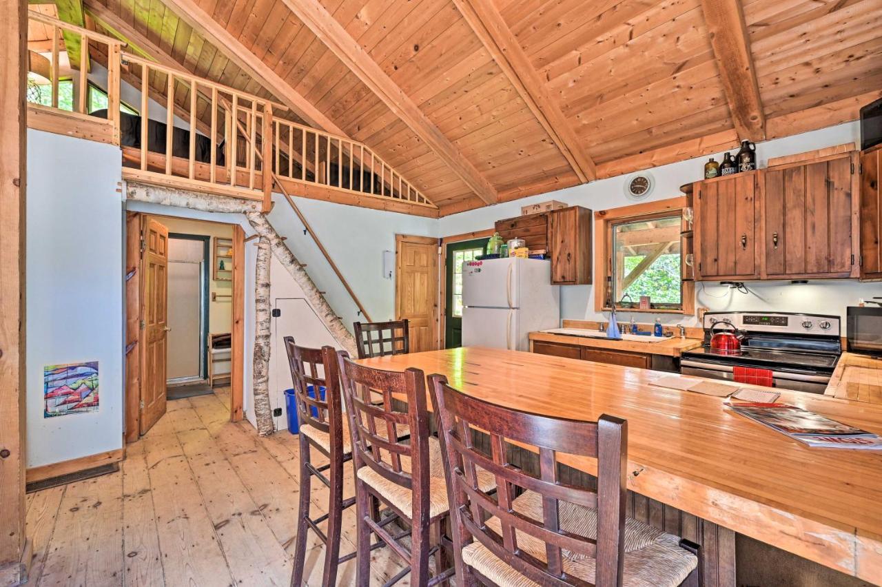Remote Cabin With Fire Pit 3 Miles To Stowe Mtn! Exterior foto